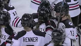 Sudden death goal sends Northeastern to womens NCAA hockey final [upl. by Matronna319]