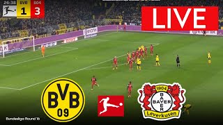 🔴DORTMUND VS LEVERKUSEN LIVE  BUNDESLIGA 2425 Full Match Streaming [upl. by Roleat902]