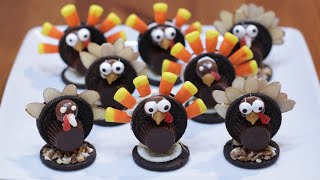 How to Make Oreo Turkeys  Easy Oreo Turkey Treats [upl. by Argyres]