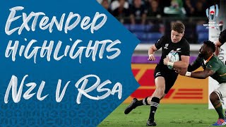 Extended Highlights New Zealand 2313 South Africa  Rugby World Cup 2019 [upl. by Egwan994]