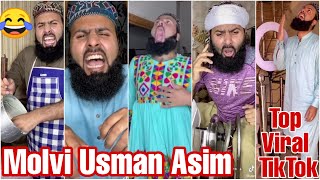 Usman Asim funny tiktok videos 2020 new Molvi Usman Asim  Molvi tiktok latest [upl. by Griffie]