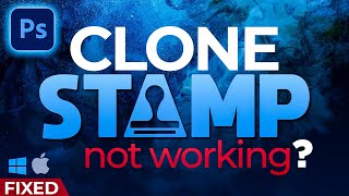 Clone Stamp not working Photoshop Fixed [upl. by Seugram]