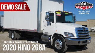 26 foot Box Truck For Sale 2020 Hino 268A with Lift Gate [upl. by Etteniuq]