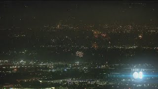 Illegal Fireworks Boom Throughout Los Angeles County On Fourth Of July [upl. by Petie]