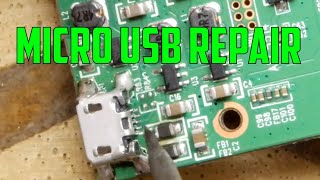 How to repair a Micro USB port [upl. by Eniamej]