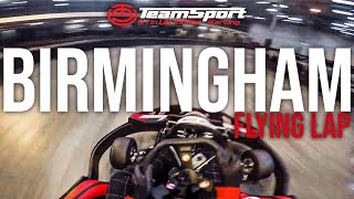 Flying Lap  TeamSport Karting Birmingham [upl. by Selohcin]