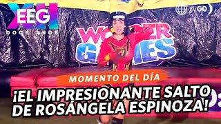 EEG 12 años Rosángela Espinoza realizó un impresionante salto [upl. by Gilberte173]