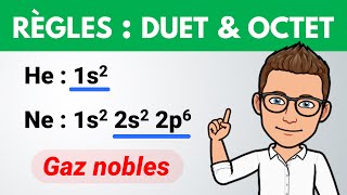 Règles du DUET et OCTET Stabilité LEWIS  Seconde  PhysiqueChimie [upl. by Enilrac]