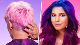 Best Colorful Hair Ideas  Hair Dye Compilation [upl. by Ahsimit]