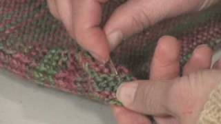 Knitting Instructional Video  How to Weave in Ends [upl. by Colston]