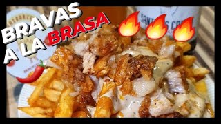 Como hacer patatas BRAVAS a la BRASA 🔥 shorts [upl. by Antons877]