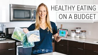 HEALTHY EATING ON A BUDGET  10 grocery shopping tips to save money [upl. by Smaoht]