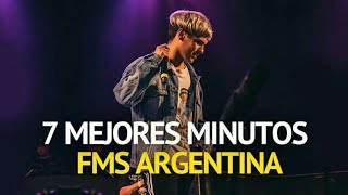 Los 7 MEJORES MINUTAZOS de FMS ARGENTINA  TEMPORADA 1 Y 2 [upl. by Rekoob848]