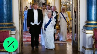 Trump Attends UK State Banquet at Buckingham Palace [upl. by Vidovic]