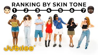 Ranking by Skin Tone  Blindfolded vs Actual [upl. by Mariano163]