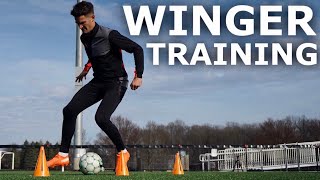 Individual Technical Training Drills For Wingers  Match Specific Winger Training Session [upl. by Ellak271]