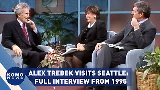 Full Interview Alex Trebek visiting Seattle in 1995 [upl. by Munniks261]