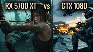 Radeon RX 5700 XT vs Gtx 1080  11 Games Tested [upl. by Sudhir407]