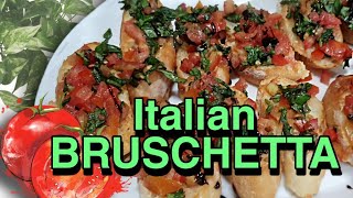 How to make Bruschetta  Italian Bruchetta Recipe  Lets Cook [upl. by Nirac]