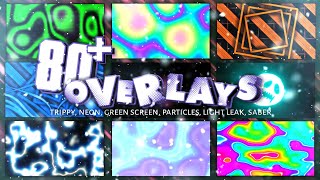 Download Overlays Pack 80 For Edit Saber Effect Trippy Light Leak Particles Free Download [upl. by Canon]