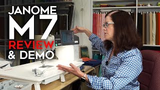 Janome Continental M7  Full HandsOn Review amp Demo [upl. by Stenger]