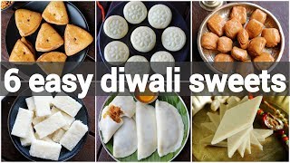 diwali sweets recipes collection  deepavali dessert recipes  easy diwali recipes [upl. by Kafka]