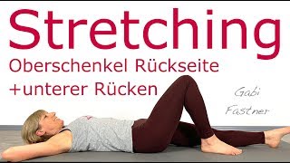 ➿24 min Beweglichkeit für hintere Beinmuskulatur Hüfte und Rücken  ohne Geräte am Boden [upl. by Truscott]