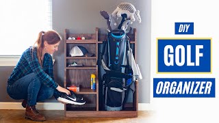 Build a Golf Bag Holder Organize Your Golf Gear [upl. by Iraam]