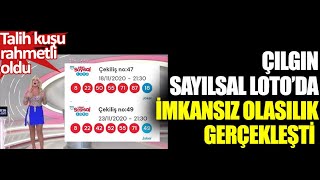 Çılgın Sayısal Loto’da bir garip tesadüf daha gerçekleşti quotTalih kuşu tümden rahmetli olduquot [upl. by Osmen]