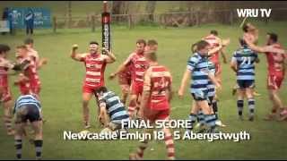 SSE SWALEC Plate Newcastle Emlyn v Aberystwyth  WRU TV [upl. by Sim]