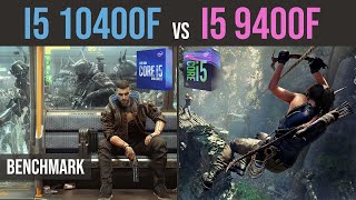 intel i5 10400f vs intel i5 9400f test in 8 games [upl. by Oly671]