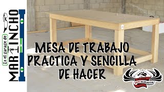 Como Construir una Mesa de Trabajo [upl. by Christy402]