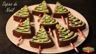 ❅ Recette des Sapins de Noël au Chocolat ❅ [upl. by Haneehs]