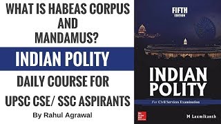 What is Habeas Corpus and Mandamus Meaning of WRITS for Indian Polity UPSC SSC CGL [upl. by Foskett]