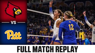 Louisville vs Pitt Full Match Replay  2024 ACC Volleyball [upl. by Anoirtac]