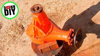 Homemade 90 Degree Gearbox [upl. by Englis]