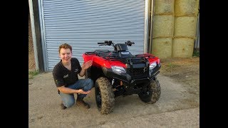 Honda Fourtrax 420  Quad bike Review [upl. by Manlove901]