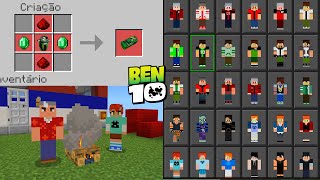 SUPER PACK ADDON BEN 10 PARA MINECRAFT [upl. by Akirdna]