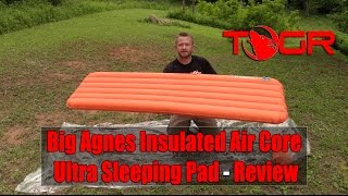 Very Comfortable  Big Agnes Insulated Air Core Ultra Sleeping Pad  Review [upl. by Suelo]