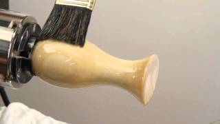 Applying Sanding Sealer Woodturning Howto [upl. by Ahsiuqat]