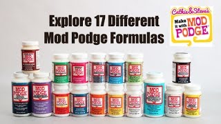 Easy Guide to all 17 Mod Podge Formulas [upl. by Oinegue]