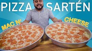 PIZZA de SARTÉN  MAC n CHEESE  EL GUZII [upl. by Nediarb]