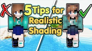 5 Tips for Realistic Shading  Minecraft Skin [upl. by Manda]