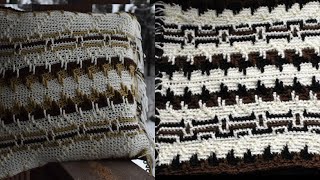 Yona Unega Blanket amp pillow Crochet Blanket Part 1 of 7 [upl. by Ttevy698]