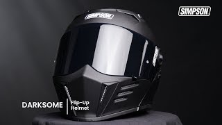 Simpson Darksome FlipUp Helmet [upl. by Eerahs292]