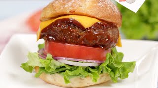 Beef Hamburger Recipe Homemade Beef Patties and Easy Hamburger Sauce  Cooking with Dog [upl. by Nanda]