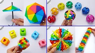 8 DIY paper crafts Paper toys [upl. by Drescher]