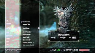 Skyrim Atronach Forge  Daedric Armor amp Weapons No Smithing [upl. by Philbrook]