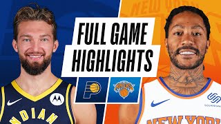 PACERS at KNICKS  FULL GAME HIGHLIGHTS  February 27 2021 [upl. by Odlaw]