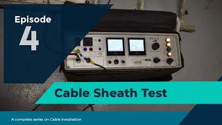 UNDERGROUND CABLE  Cable Sheath Test  XLPE [upl. by Lehcin]